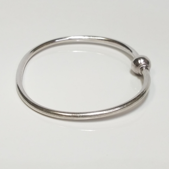 EDEN Hand Arts Cape Cod Sterling Silver Bangle Bracelet fits 7 to 7 1/2 wrists - Picture 8 of 11